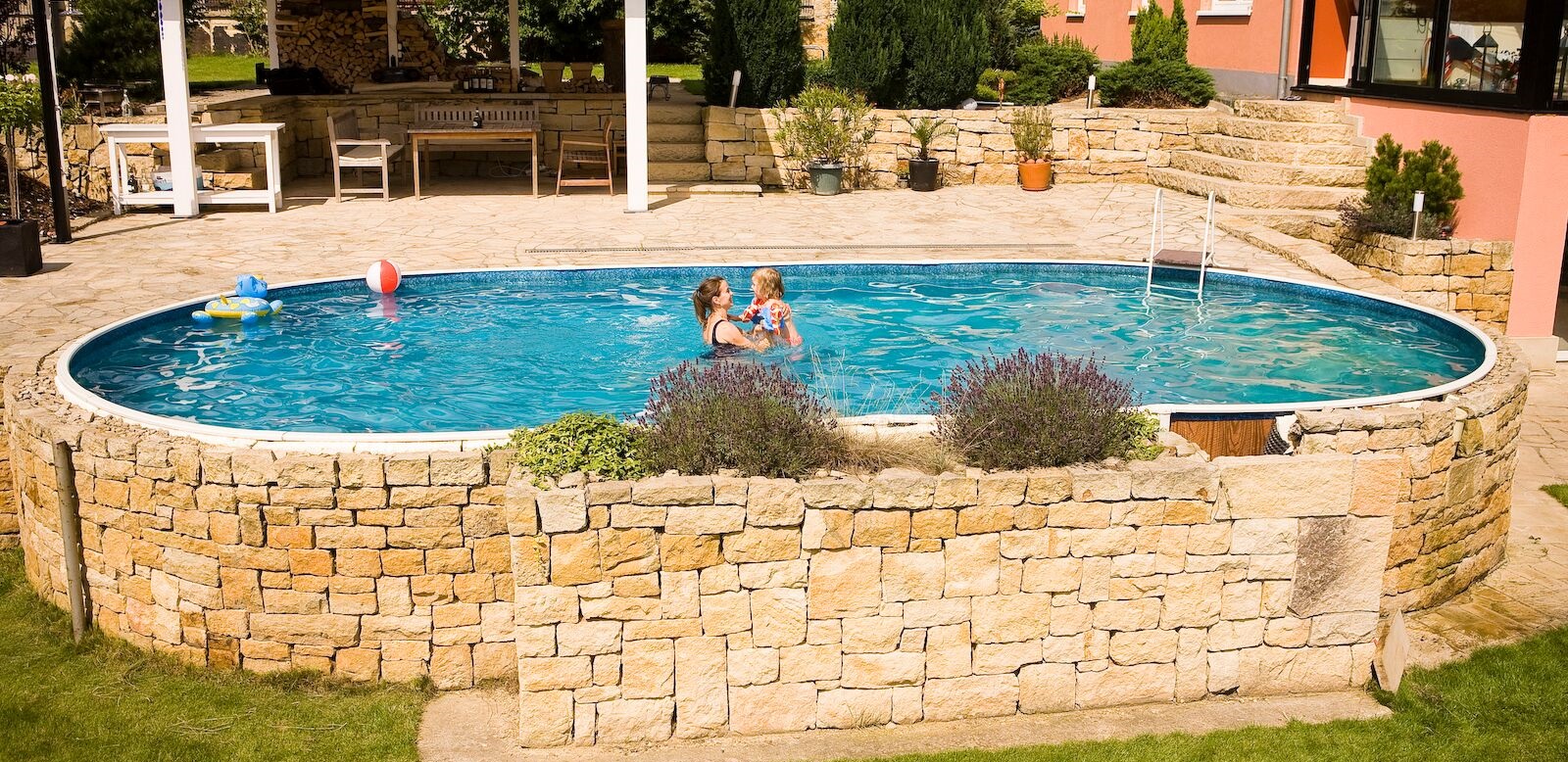 Großer Pool Aufstellpools Easy Line – Active Pool